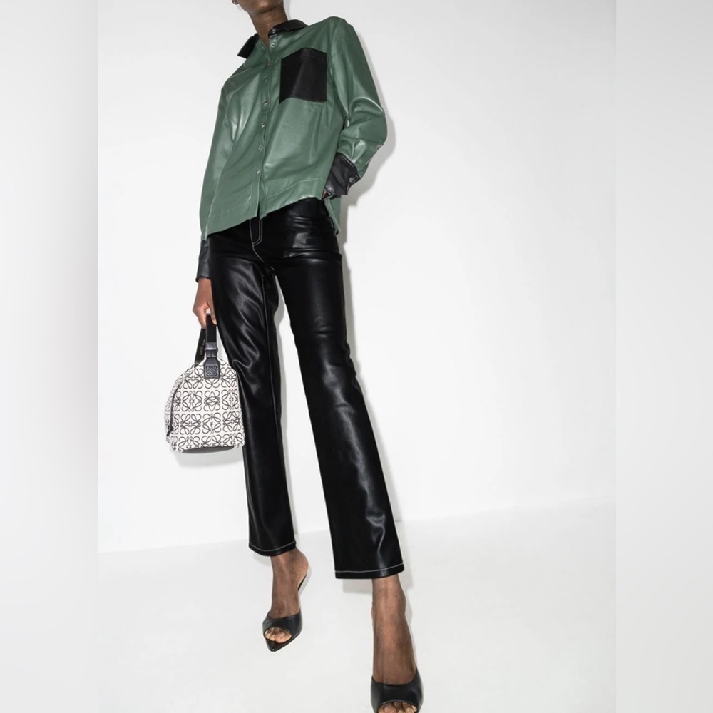 STAUD Elliot straight-leg trousers, Size 2